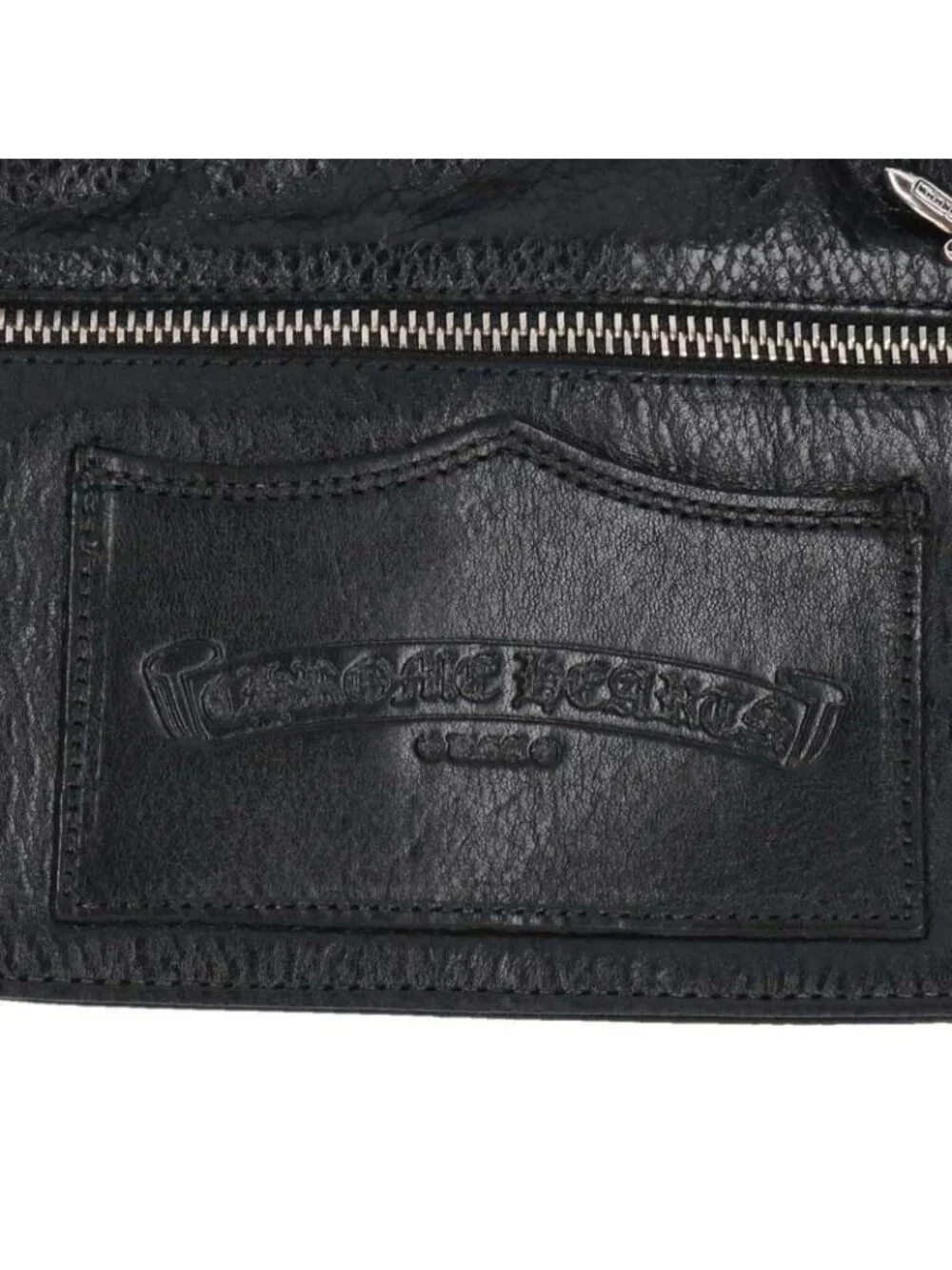 Chrome Hearts Flat Medium Plain Leather Clutch